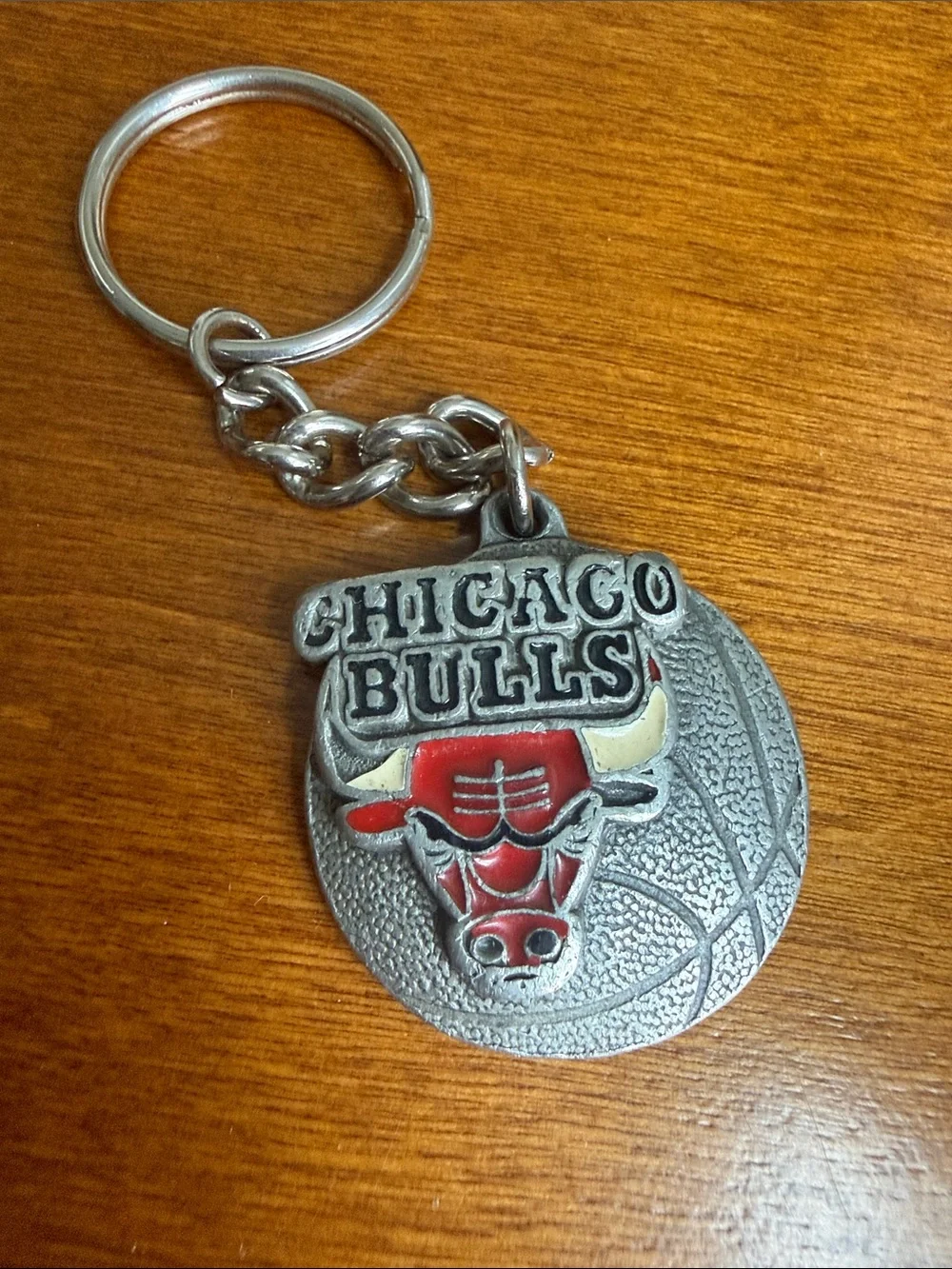 Chicago Bulls Pewter Keychain